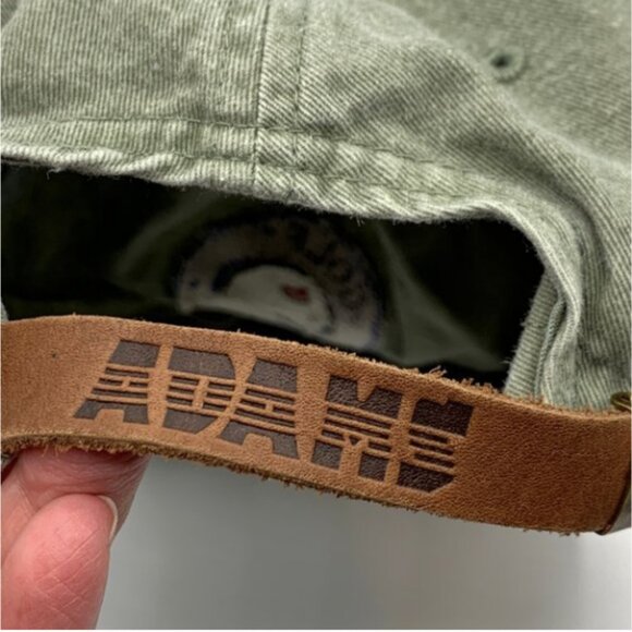 Adams Golf Hat with Leather Adjustable Strap - Picture 6 of 7